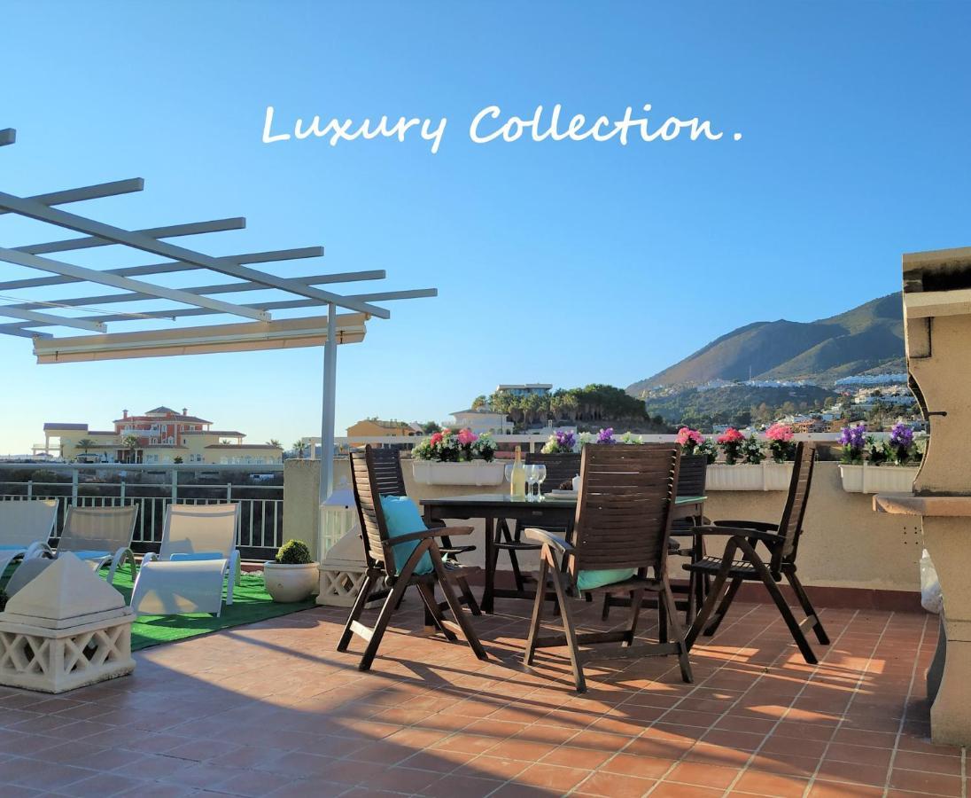 Pena Beach 3 Bedroom Duplex, Bbq, Pool, Sea Views, เบนัลมาเดนา ภายนอก รูปภาพ
