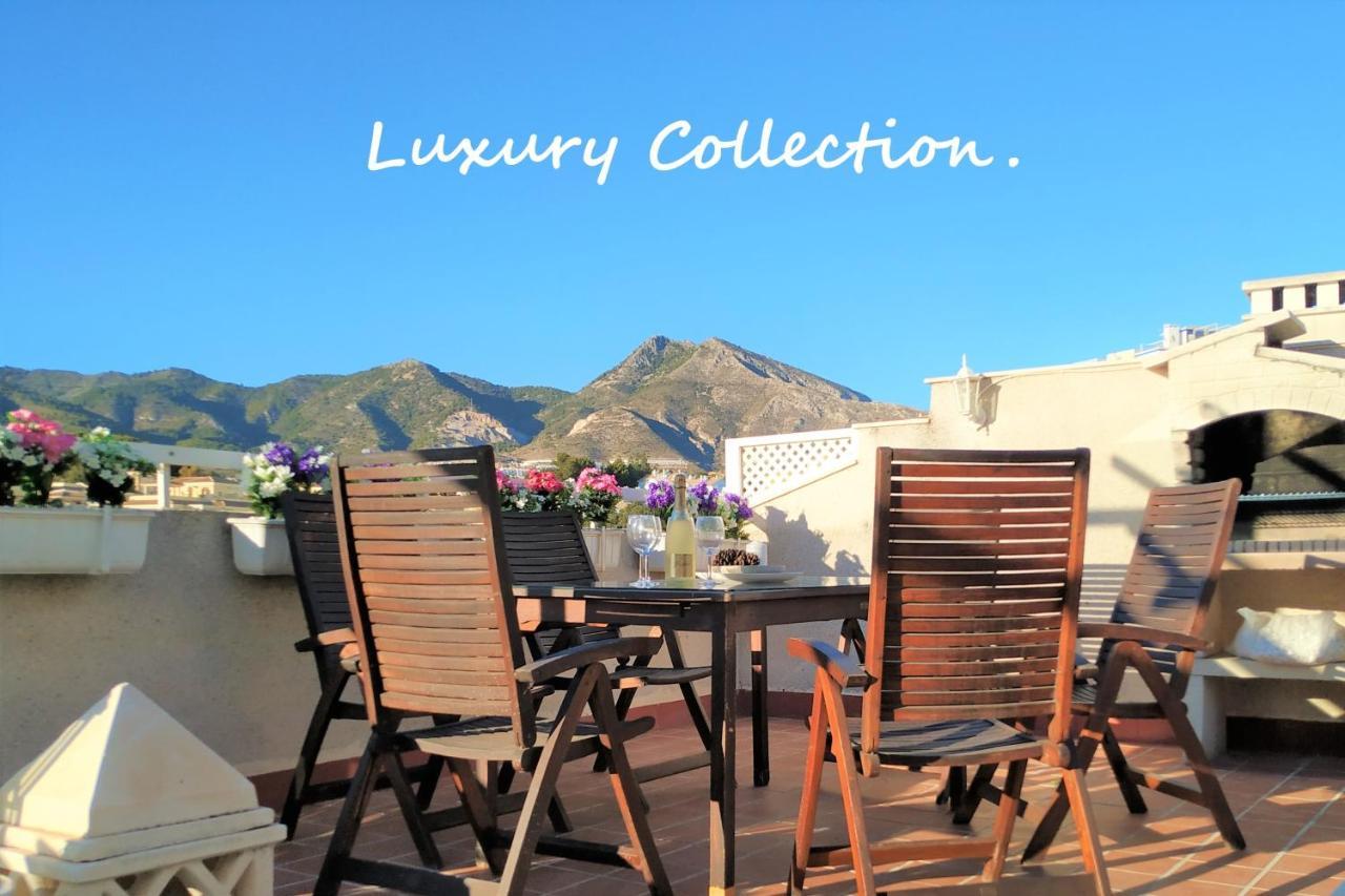 Pena Beach 3 Bedroom Duplex, Bbq, Pool, Sea Views, เบนัลมาเดนา ภายนอก รูปภาพ