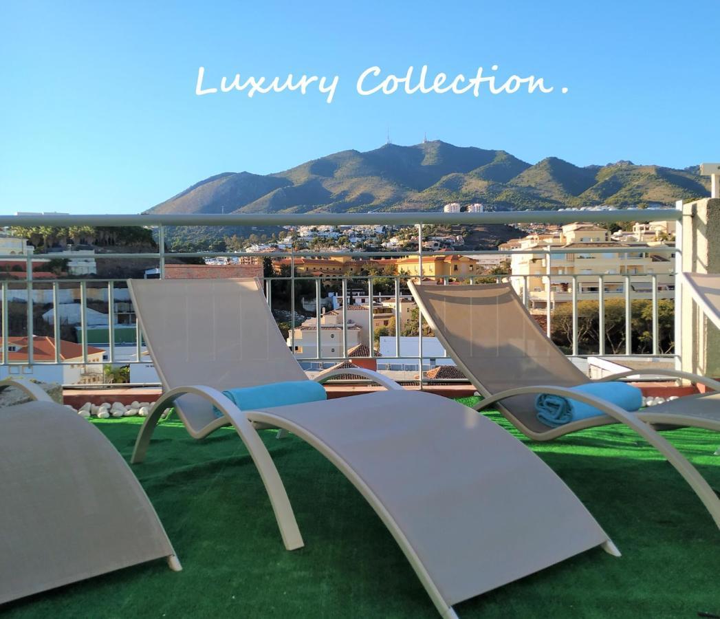 Pena Beach 3 Bedroom Duplex, Bbq, Pool, Sea Views, เบนัลมาเดนา ภายนอก รูปภาพ